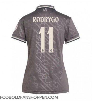 Real Madrid Rodrygo Goes #11 Tredjetrøje Dame 2024-25 Kortærmet